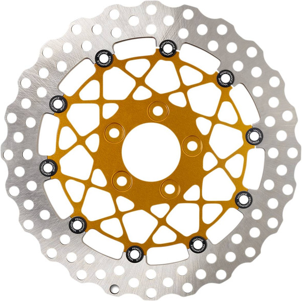 Performance Machine (Pm) - 0133-1809S-G - Speedstar Rotor - Front - 11.8" - Gold