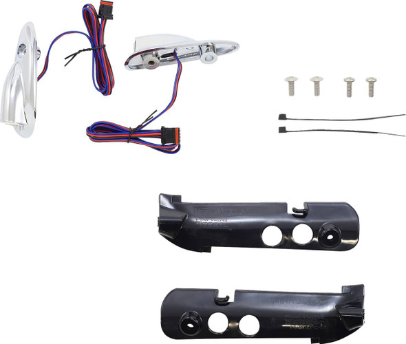 Paul Yaffe Bagger Nation - PYO:LB-RG-DRL-C - Run/Turn Signal - Amber/White - Chrome - Road Glide