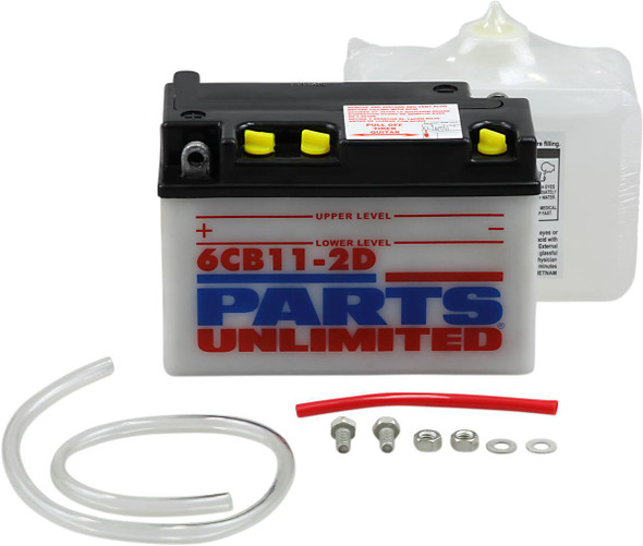 Parts Unlimited - Battery - 6YB11-2D