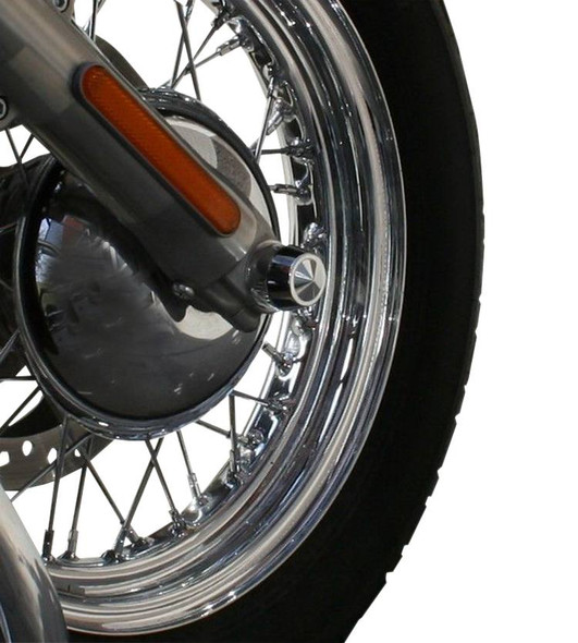 Accutronix - TAC101-EC - Axle Caps - Elite - Chrome - 1" - Pair