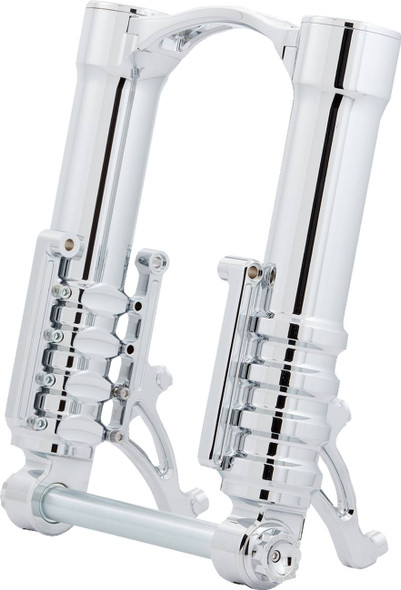Arlen Ness - 120-012 - Fork Legs - 49 mm - Chrome - For Custom Radial Mount Brake Caliper