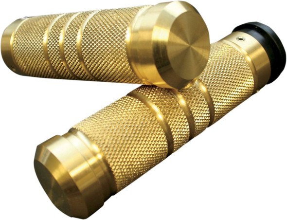Accutronix - GR101-KG5 - Knurled Grooved Custom Grips - TBW - Brass