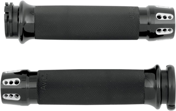 Avon Grips - CC-86-ANO-GAT - Gatlin Custom Grips - Black