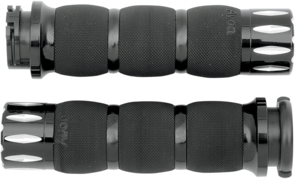 Avon Grips - AIR-90-ANO-RIV - Rival Air Cushioned Grips - Black