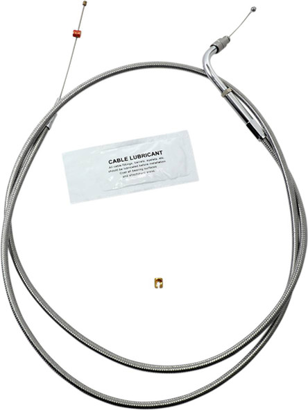 Barnett - 102-30-30016-10 - Stainless Steel Throttle Cable - +10" - '02-'07 FLH