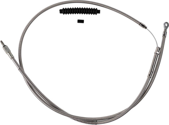 Barnett - 102-30-10067-8 - High-Efficiency Stainless Steel Clutch Cable for Harley-Davidson - +8" - '21-'24 FL