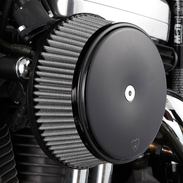 Arlen Ness - 50-339 - Big Sucker™ Stage I Air Filter Kit - Wrinkle Black