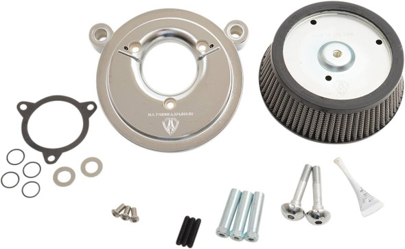 Arlen Ness - 50-514 - Big Sucker™ Air Filter Kit - Chrome - Stage I