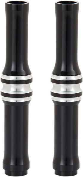 Arlen Ness - 03-643 - Pushrod Tube Cover Kit - 10 Gauge® - Black - M8