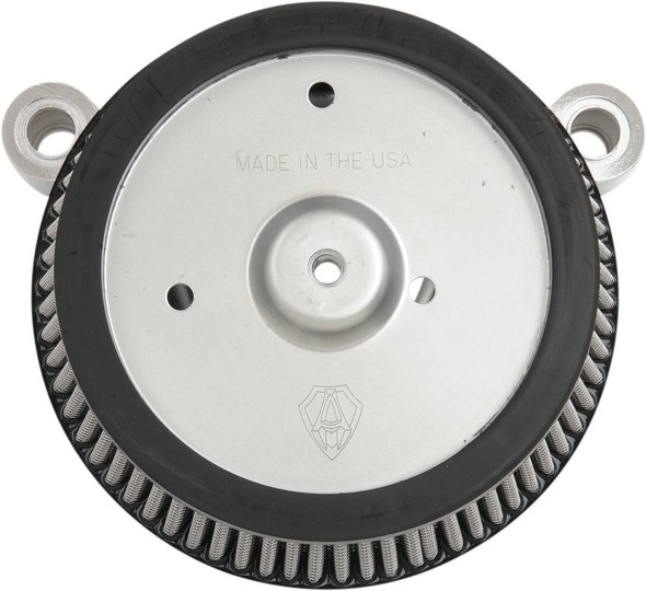Arlen Ness - 50-516 - Big Sucker™ Air Filter Kit - Chrome - Stage I