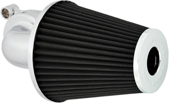 Arlen Ness - Chrome Monster Sucker® Air Cleaner Kit fits '17-'25 Harley M8 FLHRXS, '17-'23 Touring (Except Models w/ Fairing Lowers, '23 FLHXSE/​FLTRXSE), '17-'25 H-D FL Trike, '18-'24 Softail Models