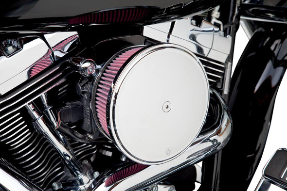 Arlen Ness - 18-790 - Big Sucker™ Stage II Air Filter Kit - Chrome