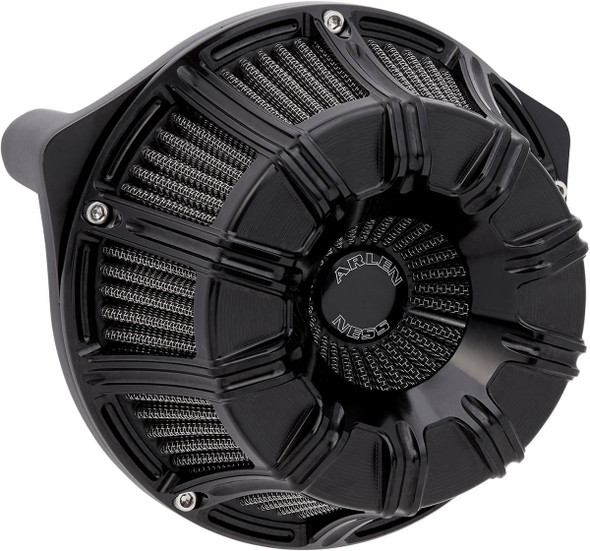 Arlen Ness - 600-009 - Inverted Series Air Cleaner Kit - Black