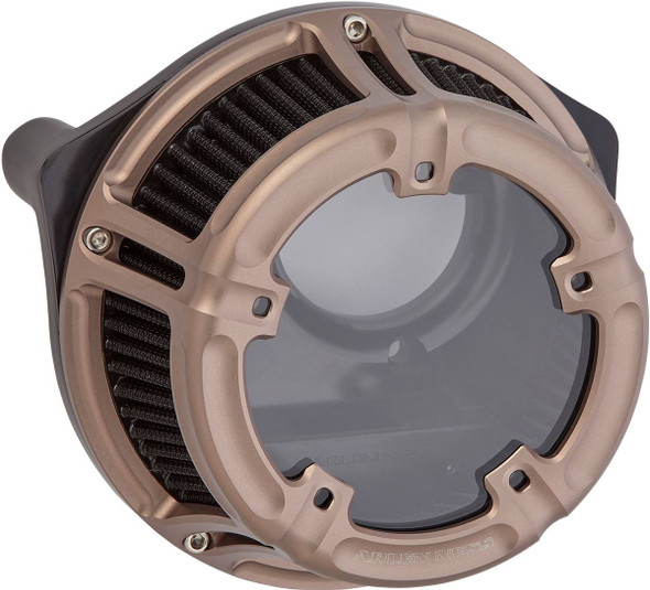Arlen Ness - 600-016 - Method™ Clear Series Air Cleaner - Titanium
