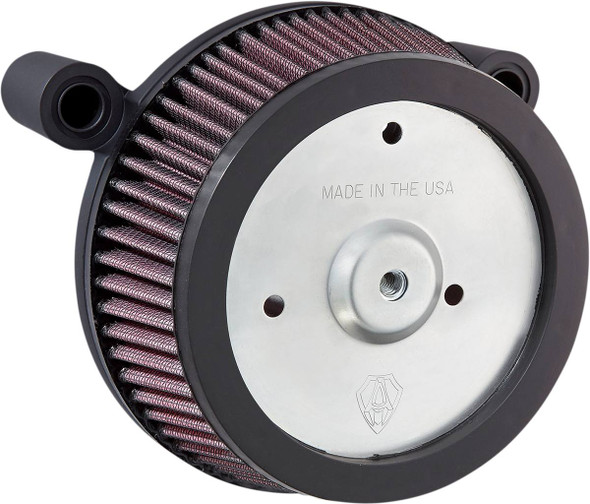 Arlen Ness - 18-560 - Big Sucker™ Air Filter Kit - Black - Stage I
