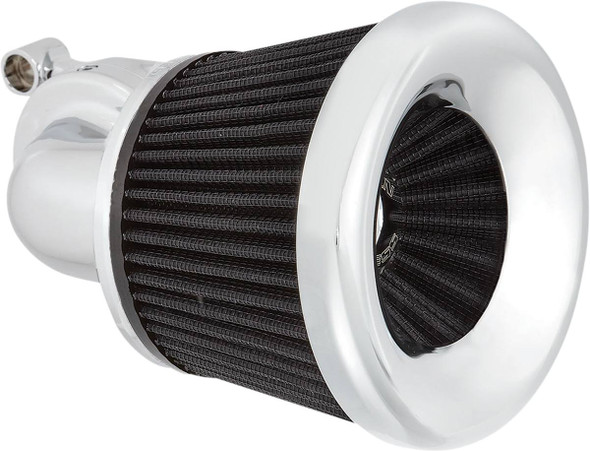Arlen Ness - 600-029 - Velocity 90° Air Cleaner Kit - Chrome