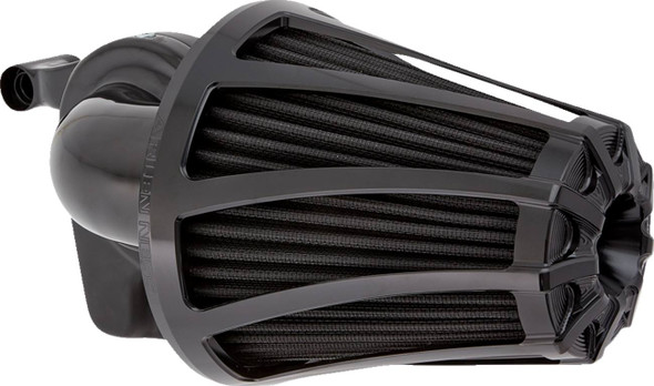Arlen Ness - Black Monster Sucker® Air Cleaner fits '17-'25 Harley M8 FLHRXS & H-D FL Trike, '17-'23 FLHT/​FLHR/​FLHX/​FLTR (Except Models w/ Fairing Lowers, '23 FLHXSE/​FLTRXSE), '18-'24 Softail Models