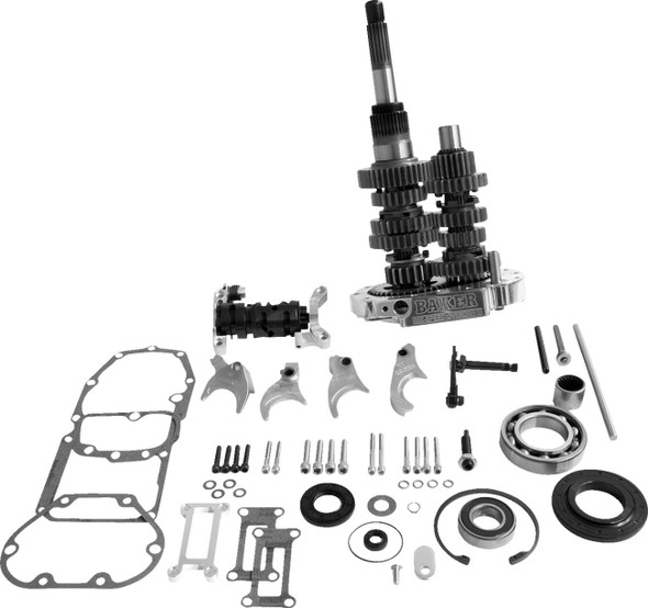 Baker Drivetrain - OD6-404P-02 - 6-Speed Gear Set - Polished
