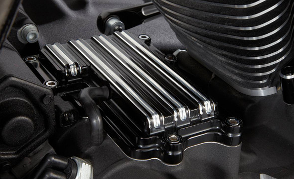 Arlen Ness - 03-853 - 10 Gauge Top Transmission Cover - Black