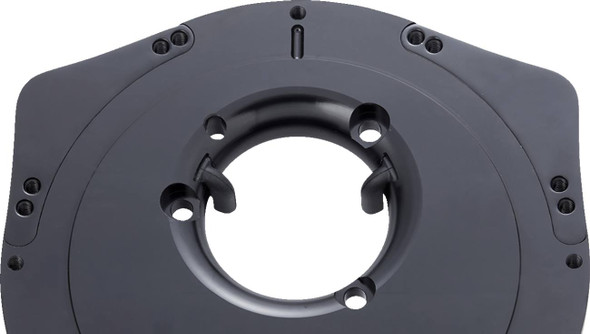 Arlen Ness - 600-058 - Replacement Breather Bolt Cover Plate - Inverted/Method/Clear Tear/Sidekick - Right - Black