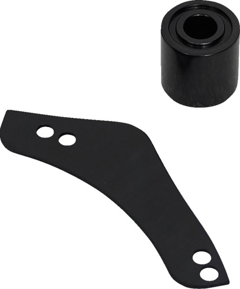 Arlen Ness - 600-062 - Replacement Breather Bolt Cover Plate - Inverted/Method/Clear Tear/Sidekick - Right - Black
