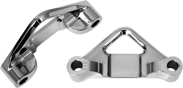 Accutronix - TFS41-EMF812C - Hot Legs/Bagger Legs Fender Spacers - Chrome - 0.8125" Spacer - For 6-3/8" Width Fender
