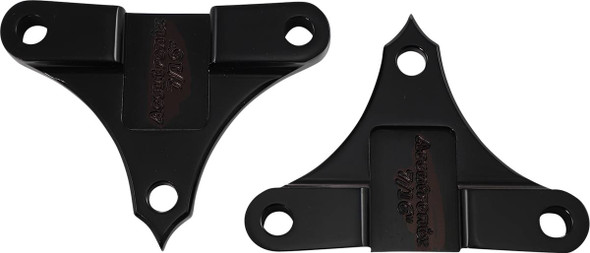 Accutronix - TFS49-NF7/16B - Hot Legs/Bagger Legs Fender Spacers - Black - 0.4375" Spacer - For 6-3/8" Width Fender