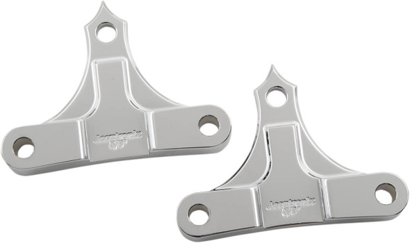 Accutronix - TFS49-NF5/8C - Hot Legs/Bagger Legs Fender Spacers - Chrome - 0.625" Spacer - For 6" Width Fender