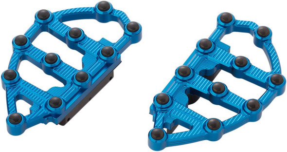 Arlen Ness - 06-897 - MX Passenger Floorboards - Blue