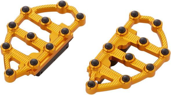 Arlen Ness - 06-899 - MX Passenger Floorboards - Gold