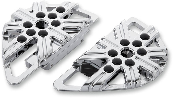 Arlen Ness - 06-862 - Passenger Boards - 10 Gauge - Chrome