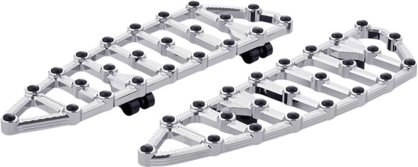 Arlen Ness - 410-008 - MX Driver Floorboards - Chrome