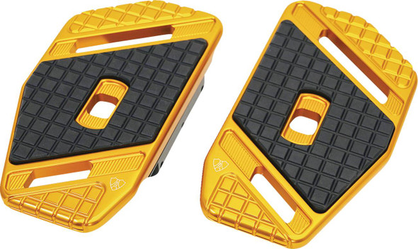 Arlen Ness - 410-042 - SpeedLiner Passenger Floorboards - Gold