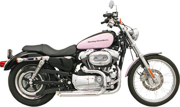 Bassani Xhaust - XL-325F - Pro Street Exhaust - Chrome - '86-'03 XL