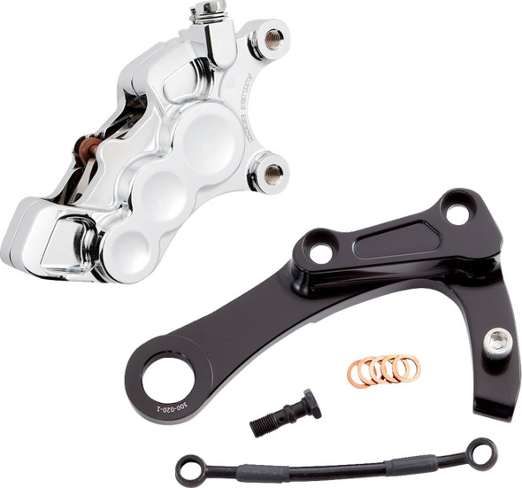 Arlen Ness - 02-326 - 6-Piston Caliper - Rear - Chrome