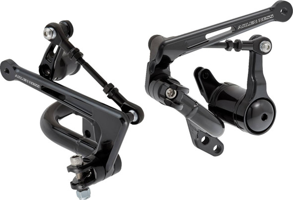 Arlen Ness - 420-129 - Mid Controls - Black - FLT '00-'07