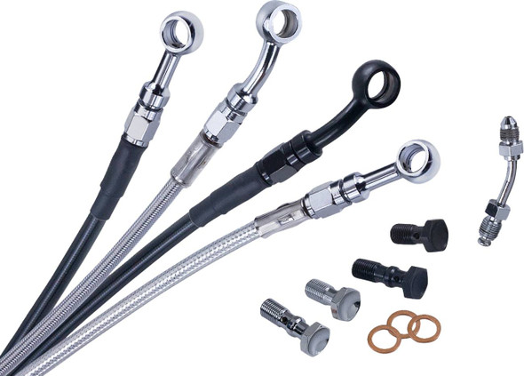 Barnett - 252-30-51134-8 - Brake Line - Upper - Stainless Steel - +8"