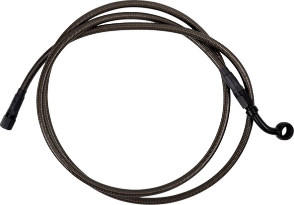 Barnett - 254-30-51134-6 - Brake Line - Upper - Carbon Coat w/ Black Fittings - +6"