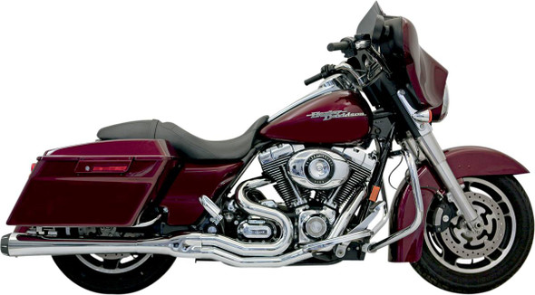 Bassani Xhaust - FLH-747 - B4 2:1 Exhaust - Chrome - Megaphone