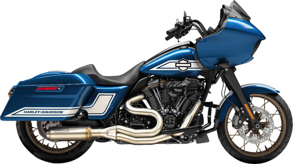 Bassani Xhaust - 1F98SSE - 2-into-1 Mid-Length Exhaust System with Super Bike Muffler - Stainless Steel - 49-State