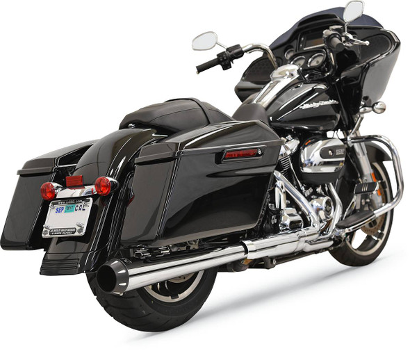Bassani Xhaust - 1F17R - 2:1 Muffler - Chrome - Megaphone