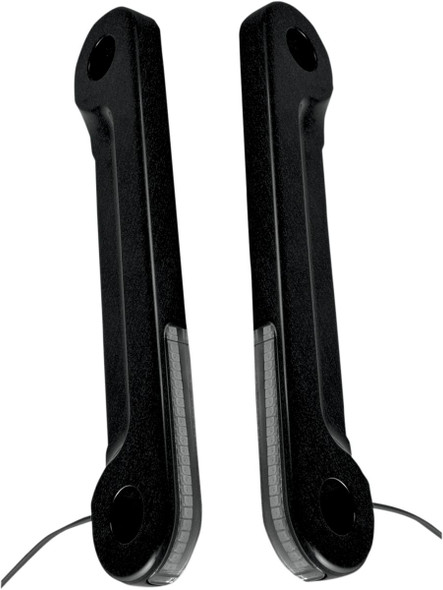 Alloy Art - SGFS-2 - LED Front Signal Light - FLHX - Black/Smoke