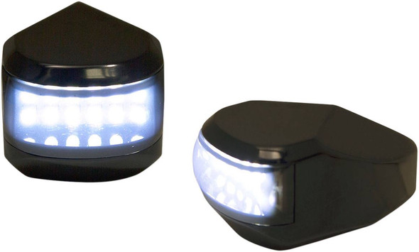 Alloy Art - MRL-4B - LED Driving/Turn Signal Light - Black - Smoke Lens