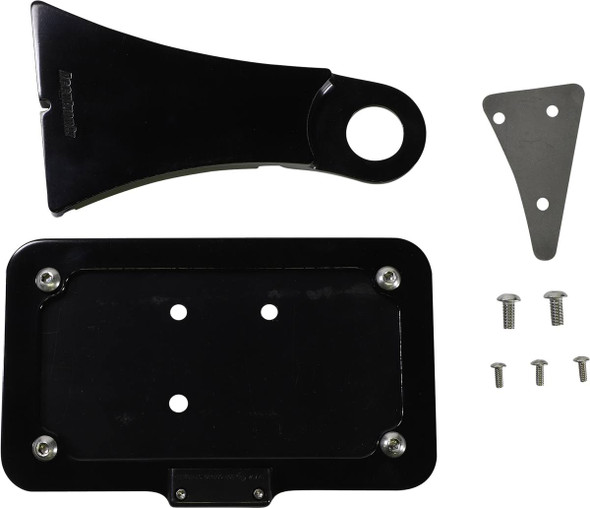 Accutronix - LPF114HV-B - Side Mount License Plate Assembly - Black