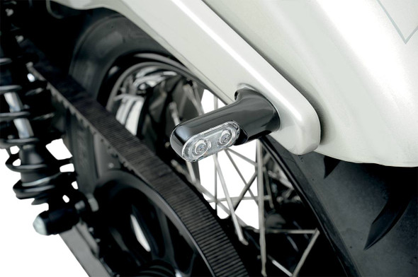 Arlen Ness - 12-741 - Marker Lights - Red/Rear - Black