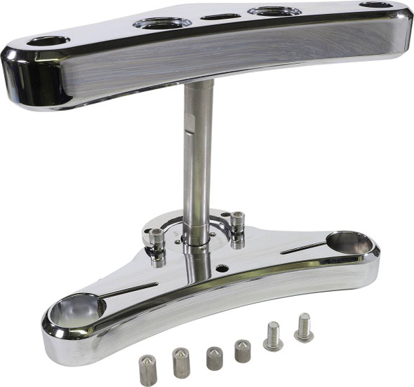 Accutronix - TWR541-ESC - Triple Tree - 41 mm - Chrome - Raked 5° - Elite Smooth