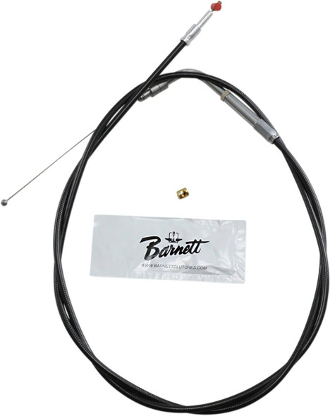 Barnett - 101-30-30016-06 - Black Vinyl Throttle Cable - +6" Size - 45" Length