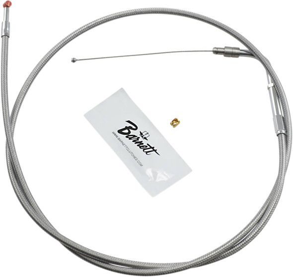 Barnett - 102-30-30016-06 - Stainless Steel Throttle Cable - +6" - '02-'07 FLH