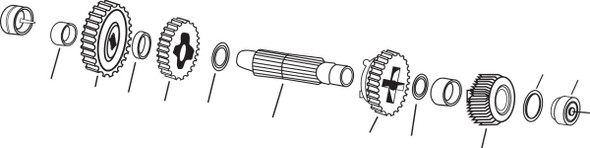 Andrews - 251060 - Countershaft - 1st Gear