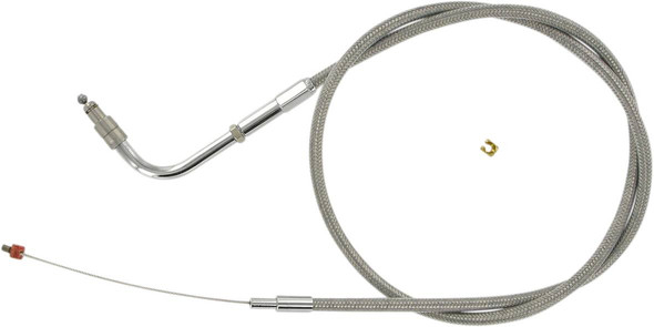 Barnett - 102-30-30012 - Stainless Steel Throttle Cable - '01-'15 Softail